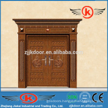 JK-C9046 high standard copper door panel double leaf swing door